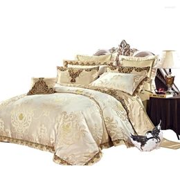 Bedding Sets Luxury Cotton Four-Piece Set High-End Entry Lux Satin Ten-Piece Comforter Home Bed Sheet