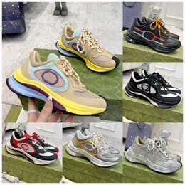 Run Sneakers Designer Embroidery Interlocking G Casual Shoes Women Men Luxury Leather Sneaker Top-Quality Trainer Shoe