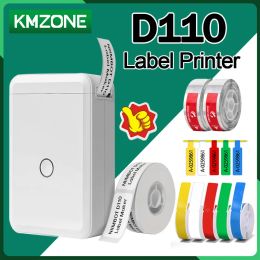 Printers Niimbot D110 Label Maker Machine Portable Wireless Bluetooth Thermal Sticker Tape Printer Various Label Paper Home Office USE