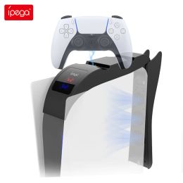 Stands Ipega For PS5 Charging Dock Cooling Fans Dual Controller Charging Headphone hanger 3 Fan Station Charger for Playstation 5