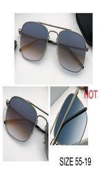 new Brand uv400 square Sunglass Men New Fashion Eyes Protect Sun Glasses With Accessories Unisex driving goggles de sol 3588 gafas metal frame with box5555853