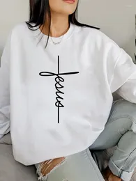 Women's Hoodies Casual Clothing Faith Letter Cute Graphic Sweatshirts Lady Woman Female Print Fashion Spring Autumn Women Pullovers