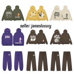 1: 1 REPS rotto pianeta con cappuccio con cappuccio con cappuccio con cappuccio di pantaloni per piante rotte set da uomo con cappuccio da uomo Felpe Felpa Uomo Y2K Felpa con cappuccio di streetwear sudadera