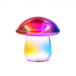 Decorative Figurines 2GB3308 Colourful Craft Stones Are In Interior Decoration Mushroom