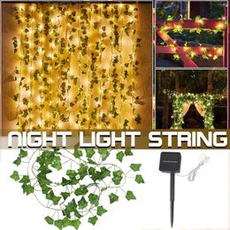 Decorative Flowers Wisteria Wedding Garland Light LED Vine With 20 Plants Hanging Artificial Home Decor Wall