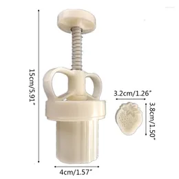 Baking Moulds Moon Cake Mould Hand Press Strawberry Cookie Stamp Pastry Tool Mooncake Maker R7UB