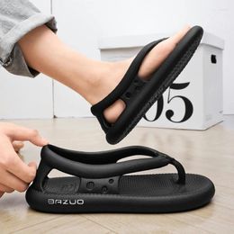 Casual Shoes Slippers For Men And Women Outside Beach Flat Flip Flops Fashion Sandals Soft Sole Eva Non-Slip Summer Big Size