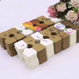 Jewellery Pouches 50pcs/lot 3.5 9cm Necklace Card Pendant/Hair Clip Accessories DIY Headband Package Tag