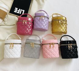 Cute girls jelly handbag 2024 fashion baby pu leather shoulder bag mini kids coin purse
