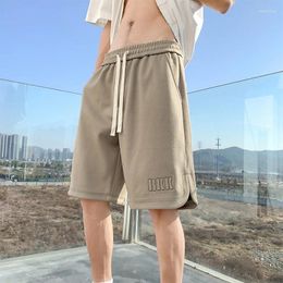 Men's Shorts Thin Ice Silk Korean Fashion Mens Oversized Sanitary Pants Men Outerwear Sports Casual Beach