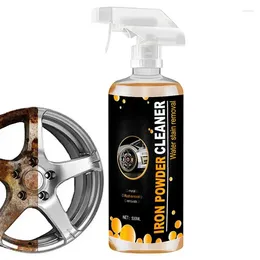 Car Wash Solutions Iron Remover Cleaner Rust Preventive Coating 500ml Exterior Care Spray Brake Dust & Stain Removes