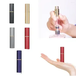 Storage Bottles 1PC 5ml Perfume Atomizer Portable Liquid Container For Cosmetics Traveling Mini Aluminum Spray Alcochol Empty Refillable