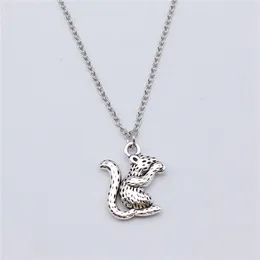 Pendant Necklaces 1pcs Squirrel Charms Pendants And Diy Accessories For Jewellery Making Gift Chain Length 40 5cm
