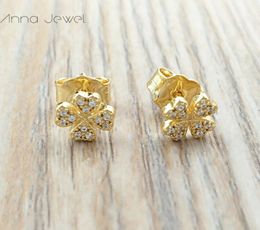 Bear jewelry 925 sterling silver girls To us Gold Diamonds earrings for women Charms 1pc set wedding party birthday gift Earring 3343572