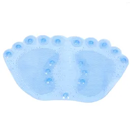 Bath Mats Foot Massage Cushion Bathroom Mat Ground Home Entrance Anti-skid Floor Practical Anti-slip Bathing Transparent Massager