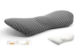 Breathable Memory Foam Physiotherapy Lumbar Pillow Bed Sofa Office Sleep2959413