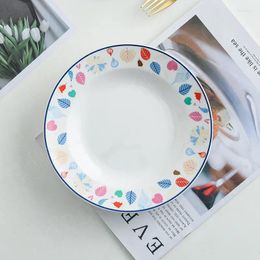 Plates Nordic Style Spaghetti Plate Ceramic Creative Dinner Steak Dessert Vegetable Salad Tableware Modern Solid Colour