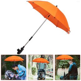 Stroller Parts Pushchair Parasol Rain Sun Resistant Adjustable With Fixing Clip Universal Canopy For Home Shop