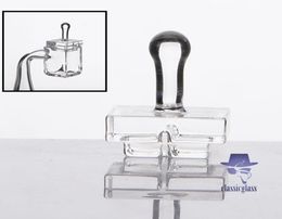 Quartz Carb Cap for Sugar Cube Styled smoke Banger Nail Square nails caps with 2 cuts4678440