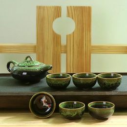 Teaware Sets Tea Set Drinkware Ceramic Glaze Chinese Teapot Porcelain Teaset Portable Cups Of Ceremony