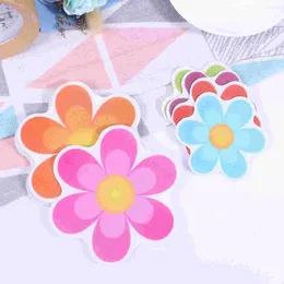 Bath Mats 10pcs Non Waterproof Tape Anti Shower Threads Decal Flower Shaped Treads Appliques For Tub