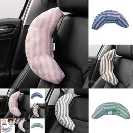 2024 2024 Child Car Seat Headrest Sleeping Head Support Children Nap Shoulder Belt Pad Neck Cover For Kids Travel Interior Accessories