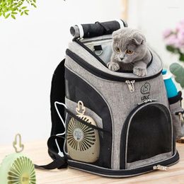 Cat Carriers Bag Breathable Portable Pet Carrier Outdoor Travel Backpack For And Dog Foldable Zipper