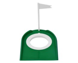 Golf Training Aids Golf Putting Green Regulation Cup Hole Flag Home Backyard Golf Practise Accessories Outdoor Sports2454916