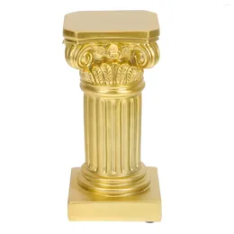 Candle Holders Holder Pillar Roman Columns Greek Column Wedding Vintage Statue Stand Candlestick Decor Centerpieces Taper Cake Mini