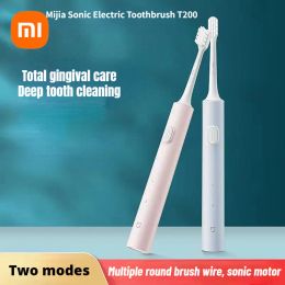 Accessories 2023 XIAOMI MIJIA T200 Sonic Electric Toothbrush Portable IPX7 Waterproof Whitening Ultrasonic Teeth Cleaner Vibrator Ultrasonic