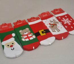 13 years old Cotton Spring Winter Autumn Baby Girls Boys Kids Socks Children Striped Terry Snowflake Elk Santa Claus Christmas Be4708967