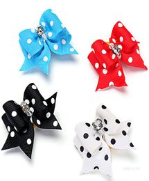 Newest Pets Bowpoint head Flower Bow headdress pet hair bows dog accessories pet head flower Dog Grooming ZC0961462125