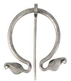 Penannular Viking Brooch Cloak Pin Medieval Clasp Viking jewelry Norse jewelry Shawl Accessories GB5431266284