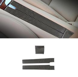 For Porsche Panamera 20102016 Carbon Fibre Auto Car Accessories Rear Seat Armrest Box Frame Cover Sticker Interior Decoration259L2847881