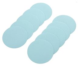 Bath Mats Non Skid Tape 10 PEVA Shower Stickers Safety Bathtub Strips For Slippery Tubs Floor Stairs ( Sky Blue )