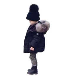 cute baby thick coat Winter warm hooded jacket coat solid cotton for 18years children little boys girls keep warm outerwear cloth3453566