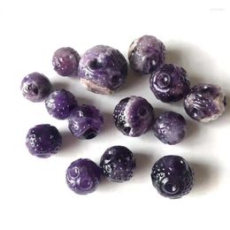 Decorative Figurines Natural Crystal Mixed Materials Hand Moon Crater Stone Balls Healing Stones For Decoration