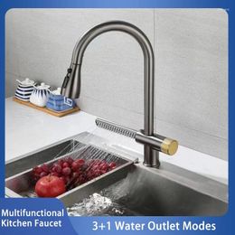Kitchen Faucets Contemporary Single Handle Deck Mounted Waterfall Faucet Sink Tap