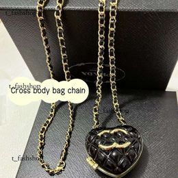 24New Channel Designer Women's Black Diamond Chequered Necklace With Crossbody Sweater Chain Bag Accessories Fashion Brand Two C Necklace Earrings Jewellery 773