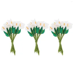 Decorative Flowers Mini Artificial Flower Bouquet Simulation Small Bride Bouquets Wedding Adorable