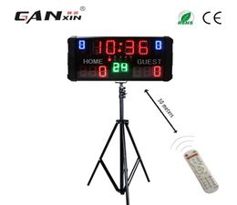 Ganxin LED Basketball Scoreboard Digital Portable Electronic Scoreboard With Stand1305698