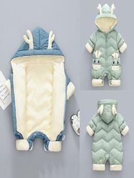 2020 new Baby clothes Winter Snowsuit Plus Velvet Thick Boy Jumpsuit 03 Yrs Newborn Romper Baby Girls Overalls Toddler Coat 30 L1877382