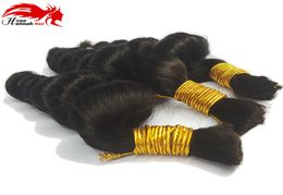 Hannah product Buy 3bundles 150gram Brazilian Hair Bulk For Braiding Human No Weft Brazilian Hair Micro mini Braiding Bulk Hair3992702