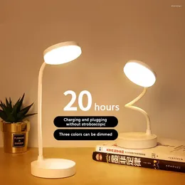 Table Lamps Eye Protection Reading Desk Lamp Students Special Study Dormitory Cool Shooting Led Rechargeable Night Light