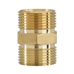 Male Adapter Hose Connector Durable Brass M22/15mm or M22/14mm Male Adapter Connector for Pressure Washer Hose Outlet