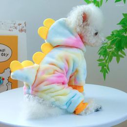 Dog Apparel Winter Pet Outfits Warm Jumpsuit Rompers Puppy Coat Yorkshire Terrier Pomeranian Poodle Schnauzer Clothes Clothing