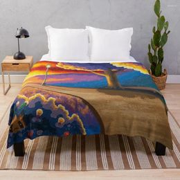 Blankets National Park Throw Blanket Personalised Gift Heavy Summer Bedding