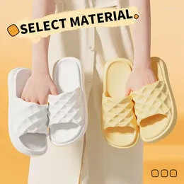 Slippers Women Summer Platform Cheese Eva Soft Indoor Slides For Anti-Slip Sandals Women's Home Bathroom