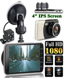 4 Inch IPS HD 1080P Car Driving Recorder Vehicle Camera Car DVR Driving Recorder Dashcam Night Vision G Sensor Support Russian5804911