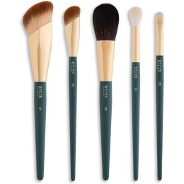 Shadow wycon makeup brushes set 01 Soft Foundation 02 Concealer 03 Cheek Powder 04 Eye Shading 05 Flat Short Eyeshadow Cosmetic Brushes